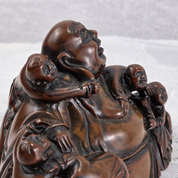 Budda Money-Mind Kapicitta Chinese Folk Collection Resin Casting Décor Figurine - Picture 2 of 12